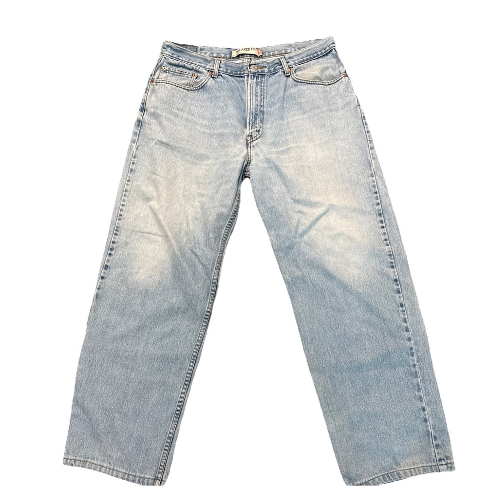 vintage Levi's 560 Comfort Fit Jeans Men's 40x34 Blue Denim Y2K Baggy Street